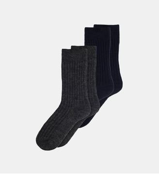 Lot de 2 chaussettes mi-hautes en mohair Le Slip Francais