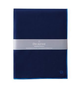 Nappe Rectangulaire 180 X 250 Cm - Nuances - Degrenne - Bleu nuit