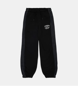 Pantalon en molleton avec logo - Diesel Kids - Noir