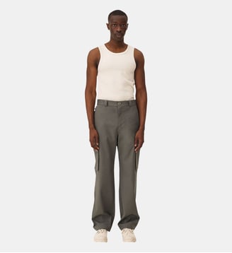 Pantalon ample Cargo - Noyoco - Jaune