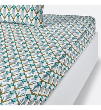 Drap housse percale de coton La Redoute Interieurs