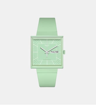 Montre What if Vert menthe SO34G701 - Swatch - Vert menthe