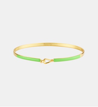 Bracelet fermoir en goutte - Bangle Up - Vert pomme