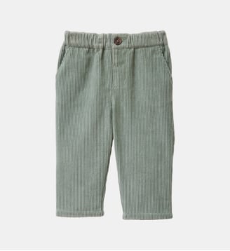 Pantalon en velours côtelé - Cyrillus - Vert pastel
