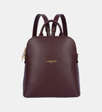 Sac à dos Sierra Jia en cuir - Lancaster - Bordeaux foncé