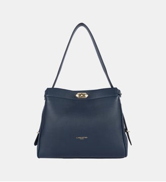 Sac à main L Mademoiselle Romy cuir - Lancaster - Bleu foncé