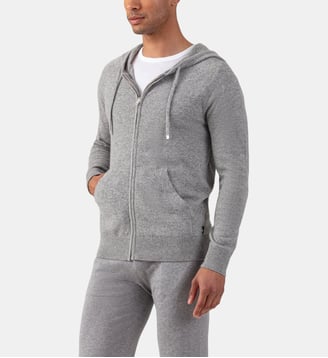 Hoodie zippé en cachemire Ron Dorff