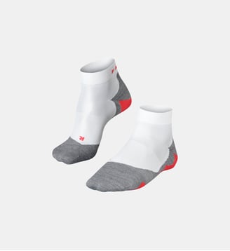 Chaussettes Courtes RU5 Race Short Fibre artificielle - Falke - Blanc et mix