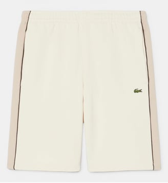 Short regular fit color-block molleton - Lacoste - Beige