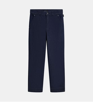 jean coupe droite - Agnès b. - Bleu denim