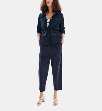 Parka gracy - Motif uni - Coton - Caroll - Bleu marine