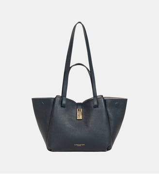 Sac cabas Milano Horizon en cuir - Lancaster - Bleu foncé