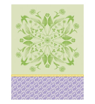 Torchon Porte bonheur Porte bonheur - Le Jacquard Francais - Bleu