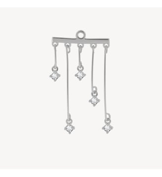 Boucle Pluie d'Étoiles - Nebuleuse Bijoux - Argent