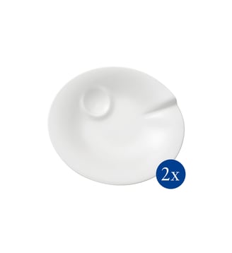 Assiette spéciale Spaghetti, 2 pièces - Villeroy & Boch - Blanc