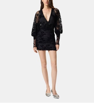 Robe courte en tulle - Pinko - Noir