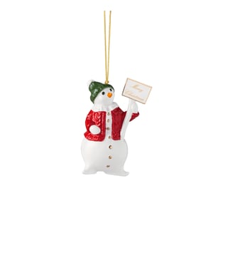 Ornement bonhomme de neige Villeroy & Boch