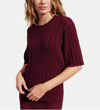 T-shirt ample à côtes - Bompard - Oxalis
