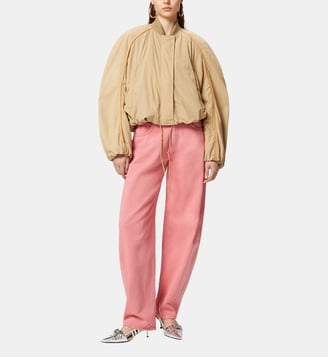 Blouson bomber en toile technique - Pinko - Beige