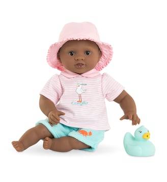 Poupon Bébé Bain Alyzée - Canard - Corolle - Multicolore