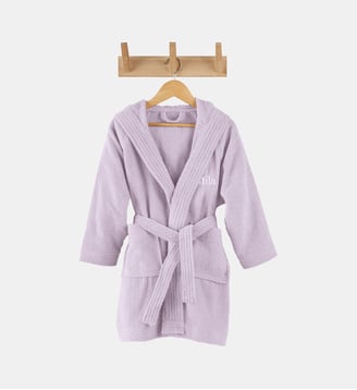 Peignoir enfant personnalisé 350g/m2 - La Redoute Interieurs - Lilas