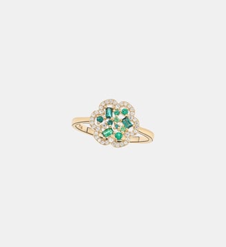 Bague Baby Flora Olive Or Jaune - PIAPARIS - Or jaune