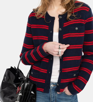 Cardigan Camo - Zadig&Voltaire - Bleu encre