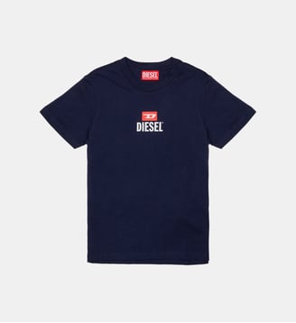 T-shirt avec logo - Diesel Kids - Bleu