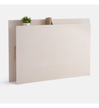 Tête de lit rangement, plaqué chêne - La Redoute Interieurs - Beige
