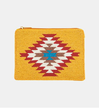 Sac pochette en perles ORACIA - Wild - Jaune