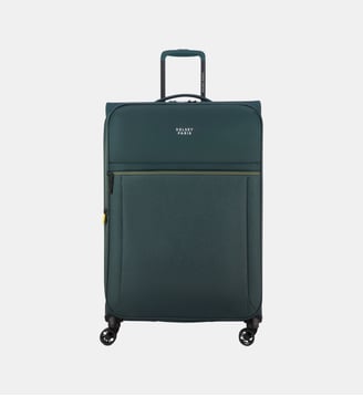 Valise souple extensible Brochant 4R 77,5 cm - Delsey Paris - Vert foncé