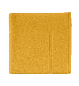 Tapis de bain uni en coton, 1000 gr/m², AQUA - Essix - Jaune safran