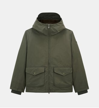 Parka Dimitri à capuche coton mélangé - Serge Blanco - Kaki