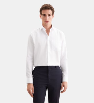 Chemise d'affaires 1/1 Extra long Regular Col Kent - Seidensticker - Blanc