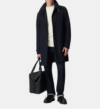 Trench avec parementure amovible - Ikks - Bleu marine