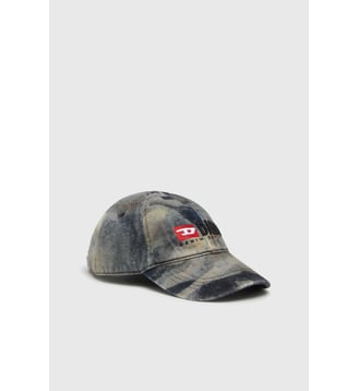 Casquette de baseball à imprimé camouflage intégral - Diesel - Gris et noir