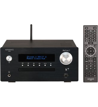 Amplificateur HiFi Mycast 7 DAB+ CD - Advance Paris - Noir