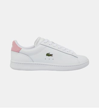 Sneakers Carnaby Set femme en cuir - Lacoste - Blanc et rose