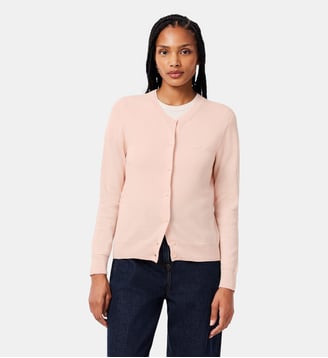 Cardigan coton maille 3D Lacoste