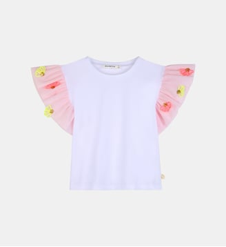 T-shirt à manches courtes - Billieblush - Blanc