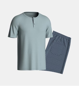 Pyjama court en Coton Modal - Impetus - Gris