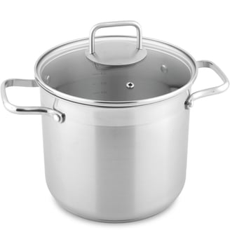 Faitout 20 inox avec couvercle - Essentiel B - Gris