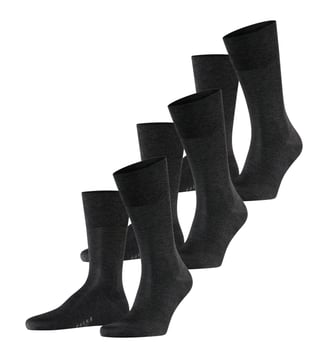 Chaussettes Tiago 3-Pack Coton (biologique) - Falke - Gris clair