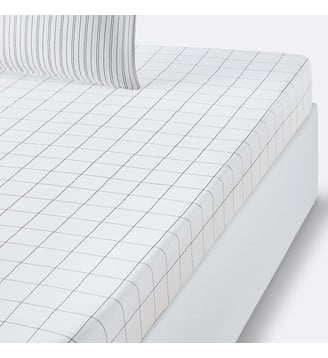 Drap-housse coton lavé Monille La Redoute Interieurs