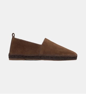 Espadrilles plates à plateforme tressée PIERO - Castaner - Chocolat