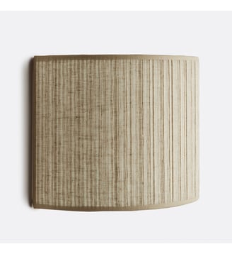 Applique en lin plissé H18 cm - La Redoute Interieurs - Naturel