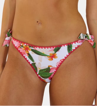 Bas de maillot de bain Dimka Tahiti imprimé tropical - Banana Moon - Multicolore