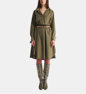 Robe Noella en coton - Ines de la Fressange Paris - Gris