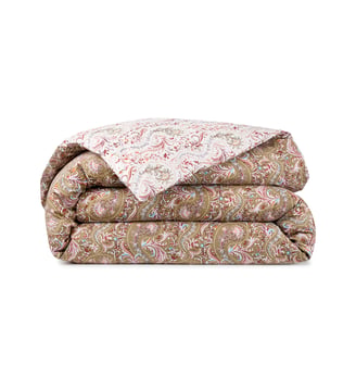 Housse de couette en percale de coton - Desforges - A motif