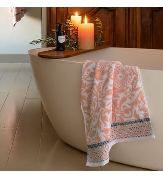 Serviette invité Charme 100% coton Le Jacquard Francais
